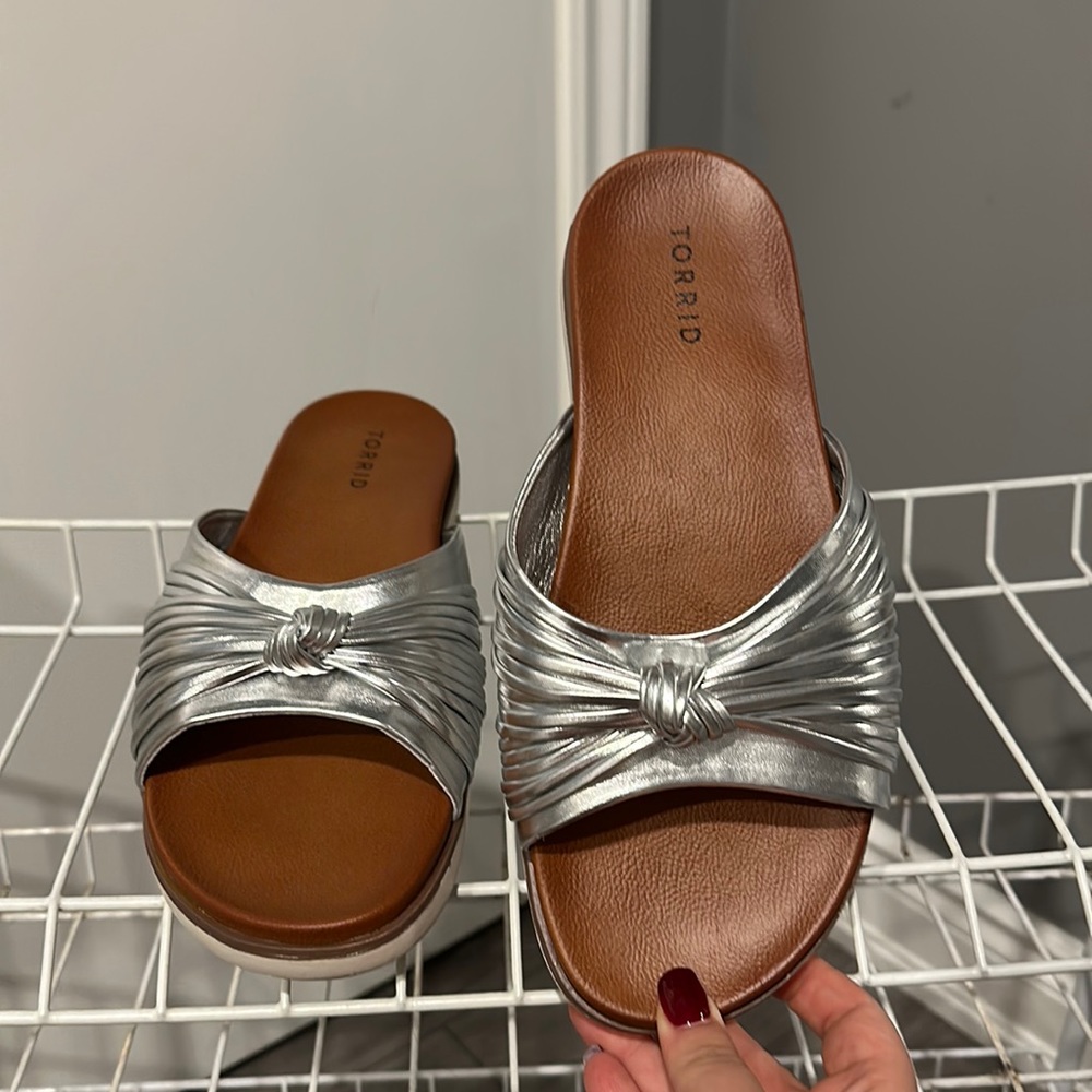 Torrid Wide Width Slip on Sandals